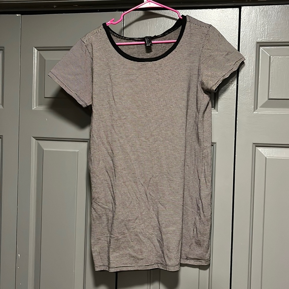Striped T-shirt dress